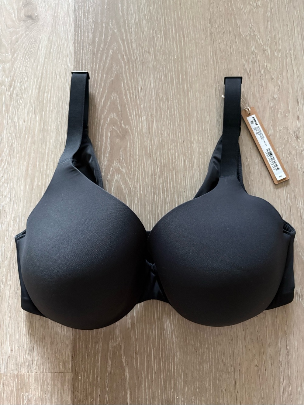 SKIMS Onyx Full Coverage Lightly Lined Bra